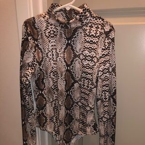 Snake skin bodysuit